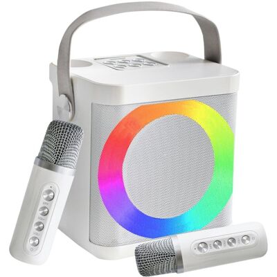 Inny producent Mumuwind Zestaw Do Karaoke Głośnik Bluetooth Przenośny 2 Mikrofony Led Rgb Inny producent Mumuwind Zestaw Do Karaoke Głośnik Bluetooth Przenośny 2 Mikrofony Led Rgb
