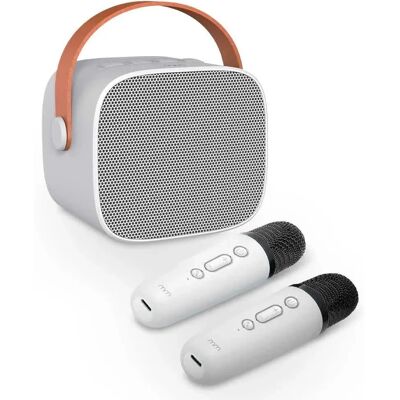 Inny producent Przenośny Mobilny Bezprzewodowy Zestaw Do Karaoke - 2 Mikrofony I Głośnik Usb C Inny producent Przenośny Mobilny Bezprzewodowy Zestaw Do Karaoke - 2 Mikrofony I Głośnik Usb C