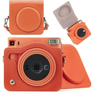 Etui futerał pokrowiec do aparatu FujiFilm Instax SQUARE SQ1 Pomarańczowy Etui futerał pokrowiec do aparatu FujiFilm Instax SQUARE SQ1 Pomarańczowy