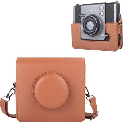 Etui futerał pokrowiec do aparatu FujiFilm Instax Wide Evo Brązowy Etui futerał pokrowiec do aparatu FujiFilm Instax Wide Evo Brązowy