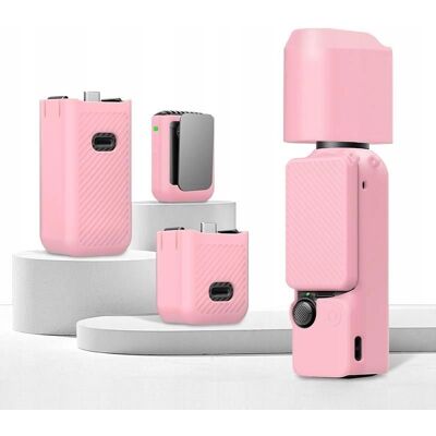 Futerał Etui Case Pokrowiec Ochronny 6w1 Do Dji Osmo Pocket 3 Różowy Tpu / Pu774f Futerał Etui Case Pokrowiec Ochronny 6w1 Do Dji Osmo Pocket 3 Różowy Tpu / Pu774f