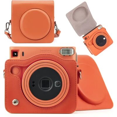 Etui Futerał Pokrowiec Do Aparatu Fujifilm Instax Square Sq1 Pomarańczowy Etui Futerał Pokrowiec Do Aparatu Fujifilm Instax Square Sq1 Pomarańczowy
