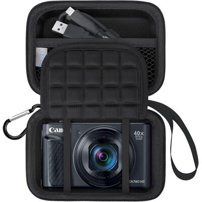 Inny producent Etui na aparat Canon PowerShot SX740 SX730 SX720 SX620, twarde Inny producent Etui na aparat Canon PowerShot SX740 SX730 SX720 SX620, twarde