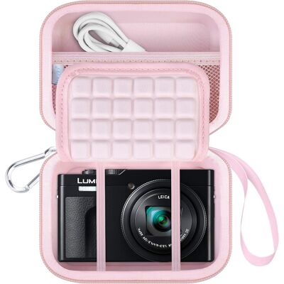 Zamiennik/inny Futerał na aparat Panasonic LUMIX ZS99 LX10 ZS80, twarda skorupa EVA Zamiennik/inny Futerał na aparat Panasonic LUMIX ZS99 LX10 ZS80, twarda skorupa EVA