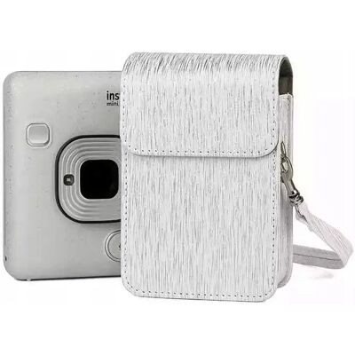 Instax-Fujifilm, Pokrowiec Do Aparatu Instax Mini Liplay, Srebrny Instax-Fujifilm, Pokrowiec Do Aparatu Instax Mini Liplay, Srebrny