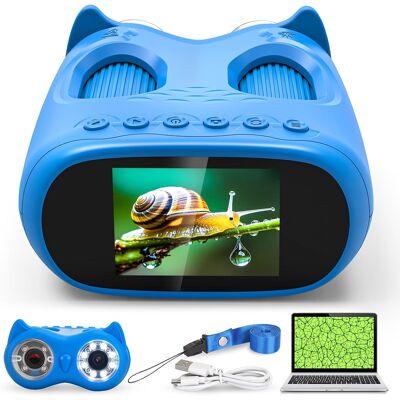 Inny producent Mikroskop Cyfrowy I Teleskop 2 W 1 Dla Dzieci, 1000x, Ekran Hd 2 Cale Inny producent Mikroskop Cyfrowy I Teleskop 2 W 1 Dla Dzieci, 1000x, Ekran Hd 2 Cale