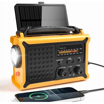 Inny producent AWARYJNE PRZENOŚNE ZASILANIE KORBKA SOLAR POWERBANK LATARKA AKUMULATOR Inny producent AWARYJNE PRZENOŚNE ZASILANIE KORBKA SOLAR POWERBANK LATARKA AKUMULATOR