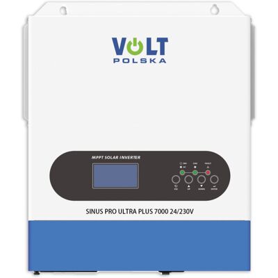 Inny producent Przetwornica Inwerter solarny SinusPro ULTRA PLUS 7000 24/230V (3500/7000W) Wi-Fi + 100A MPPT (60-500V) Inny producent Przetwornica Inwerter solarny SinusPro ULTRA PLUS 7000 24/230V (3500/7000W) Wi-Fi + 100A MPPT (60-500V)