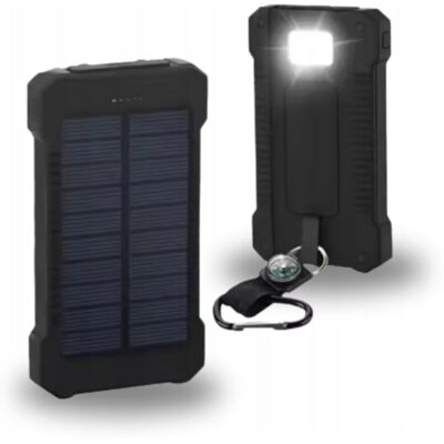 ADM Solarny powerbank 8000 MAH + latarka i kompas ADM Solarny powerbank 8000 MAH + latarka i kompas