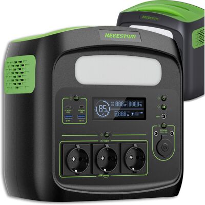 Inny producent Necespow N7576 Przenośna Stacja Zasilania Ups Elektrownia 700w 483.84wh Lifepo4 Z Oświetlenie 6w Led Inny producent Necespow N7576 Przenośna Stacja Zasilania Ups Elektrownia 700w 483.84wh Lifepo4 Z Oświetlenie 6w Led
