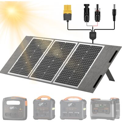Inny producent NECESPOW Przenośny Panel Solarny 100W Składany Turystyczny Ładowarka Słoneczna Do Biwakowania Stacji Zasilania Inny producent NECESPOW Przenośny Panel Solarny 100W Składany Turystyczny Ładowarka Słoneczna Do Biwakowania Stacji Zasilania