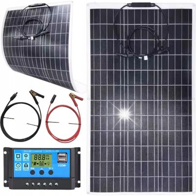 Inny producent PANEL SOLARNY Z REGULATOREM 10A PWM ŁADOWARKA SŁONECZNA SOLARNA 100W 12V Inny producent PANEL SOLARNY Z REGULATOREM 10A PWM ŁADOWARKA SŁONECZNA SOLARNA 100W 12V
