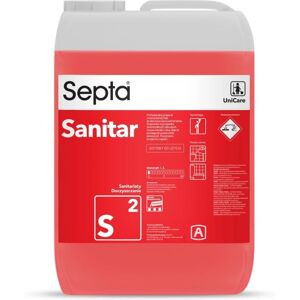 SEPTA SANITAR S2 10L ŻEL DO DOCZYSZCZANIA TOALET USUWA KAMIEŃ I RDZĘ SEPTA SANITAR S2 10L ŻEL DO DOCZYSZCZANIA TOALET USUWA KAMIEŃ I RDZĘ