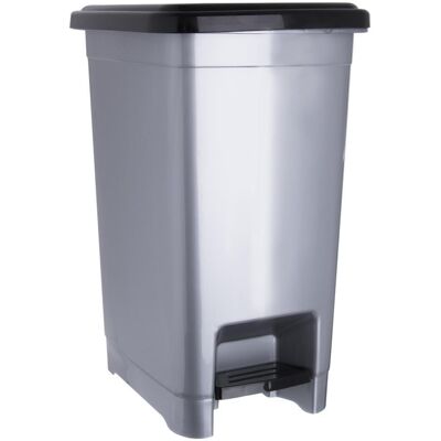 Orion Smukły szary plastikowy kosz pedałowy - kosz na pedał Orion Smukły szary plastikowy kosz pedałowy - kosz na pedał
