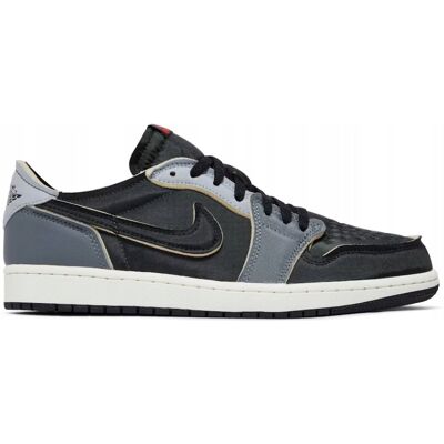 Nike 37,5 BUTY AIR JORDAN 1 RETRO LOW OG EX DAMSKIE SPORTOWE DV0982-006 CZARNE Nike 37,5 BUTY AIR JORDAN 1 RETRO LOW OG EX DAMSKIE SPORTOWE DV0982-006 CZARNE