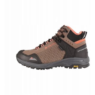 Alpine PRO Buty trekkingowe za kostkę skórzane Erahe brązowy r.39 Alpine PRO Buty trekkingowe za kostkę skórzane Erahe brązowy r.39