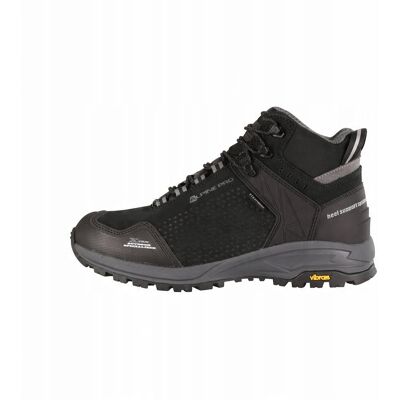 Alpine PRO Buty trekkingowe za kostkę skórzane Erahe czarny r.44 Alpine PRO Buty trekkingowe za kostkę skórzane Erahe czarny r.44