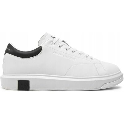 Inny producent ARMANI EXCHANGE MĘSKIE BUTY SPORTOWE SKÓRZANE BIAŁO CZARNE 44 16GA Inny producent ARMANI EXCHANGE MĘSKIE BUTY SPORTOWE SKÓRZANE BIAŁO CZARNE 44 16GA