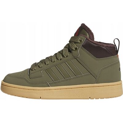 Buty adidas Rapid Court Mid JR Winterized JR2813 zielony 36 2/3 Buty adidas Rapid Court Mid JR Winterized JR2813 zielony 36 2/3