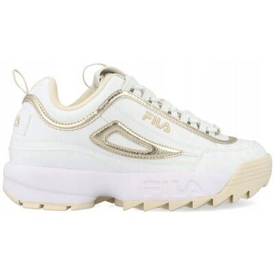 Buty Damskie Fila Disruptor Low Białe Złote R.36 Buty Damskie Fila Disruptor Low Białe Złote R.36