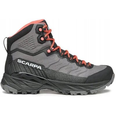 Scarpa Rush TRK LT GTX Kobiety - Lekka Gore-Tex Buty Trekkingowe - Szare/Coral Scarpa Rush TRK LT GTX Kobiety - Lekka Gore-Tex Buty Trekkingowe - Szare/Coral