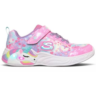 Buty dla dziewcząt Skechers S-Lights Unicorn Dreams Heart Sparkles 303063L r.33 Buty dla dziewcząt Skechers S-Lights Unicorn Dreams Heart Sparkles 303063L r.33