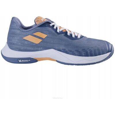 Buty do badmintona/squasha Babolat Shadow Spirit 2 grey/coral 37 Buty do badmintona/squasha Babolat Shadow Spirit 2 grey/coral 37