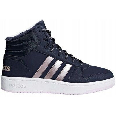 Buty Dziecięce z wysoką cholewką adidas Hoops Mid 2.0 B75741-29 Buty Dziecięce z wysoką cholewką adidas Hoops Mid 2.0 B75741-29