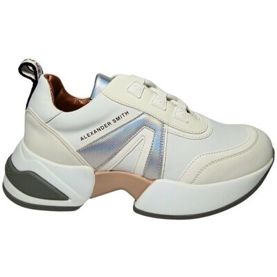 buty kobieta Alexander Smith Sneaker Marble Woman White Silver buty kobieta Alexander Smith Sneaker Marble Woman White Silver