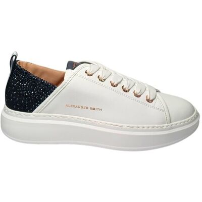 buty kobieta Alexander Smith Wembley Woman-White Black buty kobieta Alexander Smith Wembley Woman-White Black