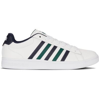 K-Swiss - Court TieBreak II - White/Peacoat/Rain Forest - Skóra - Buty sportowe K-Swiss - Court TieBreak II - White/Peacoat/Rain Forest - Skóra - Buty sportowe