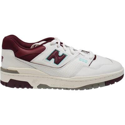 Buty Męskie New Balance 550 Burgundy Cyan - BB550WBG-46.5 Buty Męskie New Balance 550 Burgundy Cyan - BB550WBG-46.5
