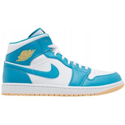Buty męskie Nike Air Jordan 1 Mid DQ8426-400 r. 51.5 niebieskie Buty męskie Nike Air Jordan 1 Mid DQ8426-400 r. 51.5 niebieskie