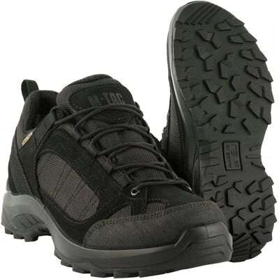 Buty Męskie Taktyczne Trekkingowe Jesienno-Wiosenne M-Tac Czarne 37 Buty Męskie Taktyczne Trekkingowe Jesienno-Wiosenne M-Tac Czarne 37
