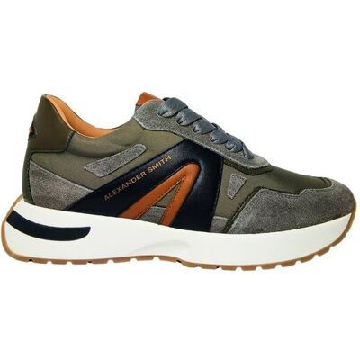 buty mężczyzna Alexander Smith sneakersy Hyde Man, military cognac buty mężczyzna Alexander Smith sneakersy Hyde Man, military cognac