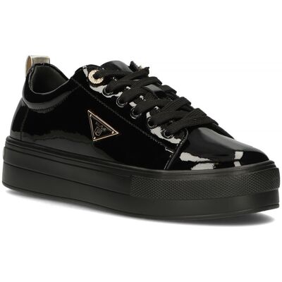 Buty Sneakersy Damskie Skórzane Na Platformie Filippo 3533/23 Czarne-37 Buty Sneakersy Damskie Skórzane Na Platformie Filippo 3533/23 Czarne-37