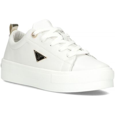 Buty Sneakersy Damskie Skórzane Na Platformie Filippo 3533 Białe-40 Buty Sneakersy Damskie Skórzane Na Platformie Filippo 3533 Białe-40