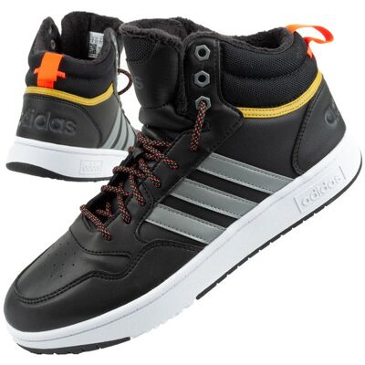 Buty do koszykówki adidas Hoops 3.0 Mid Zimowe - Czarny Buty do koszykówki adidas Hoops 3.0 Mid Zimowe - Czarny