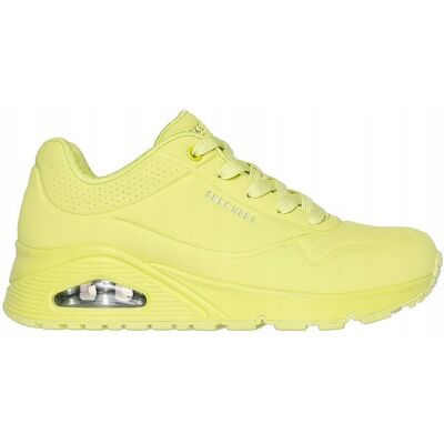 Buty sportowe damskie sneakers SKECHERS UNO - STAND ON AIR limonkowe 38,5 Buty sportowe damskie sneakers SKECHERS UNO - STAND ON AIR limonkowe 38,5