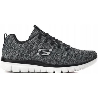 Buty sportowe Skechers GRACEFUL-TWISTED 12614-BKW 37 Buty sportowe Skechers GRACEFUL-TWISTED 12614-BKW 37