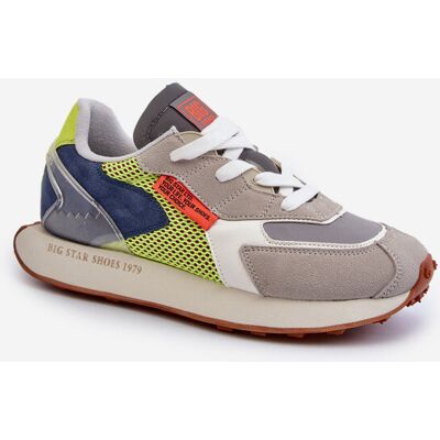 Buty Sportowe Sneakersy Męskie Memory Foam System Big Star NN174344 Szare-43 Buty Sportowe Sneakersy Męskie Memory Foam System Big Star NN174344 Szare-43