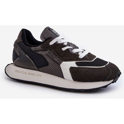 Buty Sportowe Sneakersy Męskie Memory Foam System Big Star NN174347 Czarne-42 Buty Sportowe Sneakersy Męskie Memory Foam System Big Star NN174347 Czarne-42