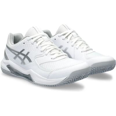 BUTY TENISOWE ASICS GEL DEDICATE 8 CLAY WHITE/SILVER 101 WOMEN 36 BUTY TENISOWE ASICS GEL DEDICATE 8 CLAY WHITE/SILVER 101 WOMEN 36