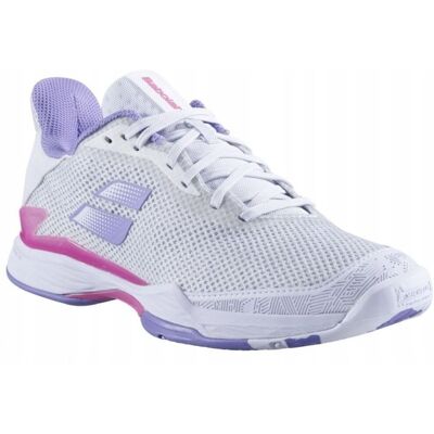 Buty tenisowe damskie Babolat Jet Tere AC white/lavender 36 Buty tenisowe damskie Babolat Jet Tere AC white/lavender 36