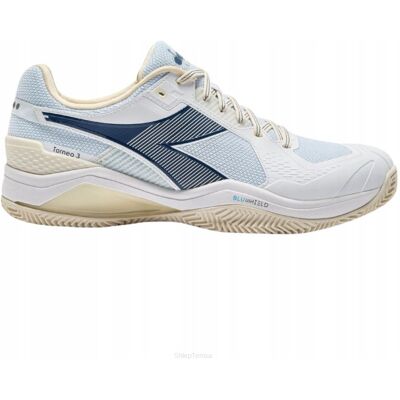 Buty tenisowe Diadora Blushield Torneo 3 Clay białe 42 Buty tenisowe Diadora Blushield Torneo 3 Clay białe 42