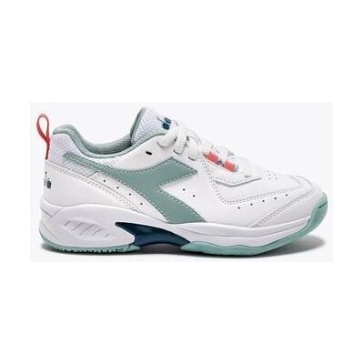 Buty tenisowe dziewczęce Diadora S.Challenge 5 SL JR. white/surf spray/legi Buty tenisowe dziewczęce Diadora S.Challenge 5 SL JR. white/surf spray/legi