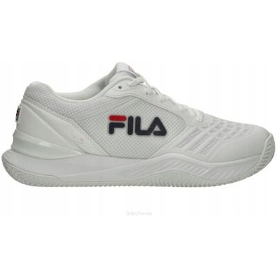 Fila Axilus 3 Clay - white/navy/red - 46 - Buty do tenisa Fila Axilus 3 Clay - white/navy/red - 46 - Buty do tenisa