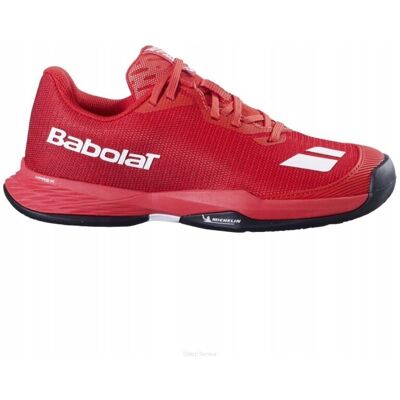 Buty tenisowe juniorskie Babolat Jet Mach 3 Clay czerwone 40 Buty tenisowe juniorskie Babolat Jet Mach 3 Clay czerwone 40