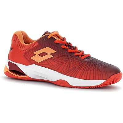 BUTY TENISOWE LOTTO MIRAGE 100 II CLAY MEN RED/NECTARINE 40,5 BUTY TENISOWE LOTTO MIRAGE 100 II CLAY MEN RED/NECTARINE 40,5