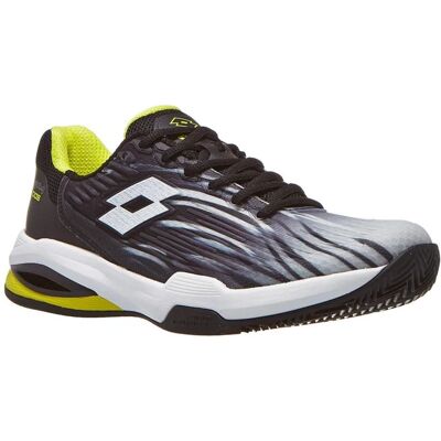 BUTY TENISOWE LOTTO MIRAGE 200 II PRT CLY MEN BLACK/WHITE/GREEN 40,5 BUTY TENISOWE LOTTO MIRAGE 200 II PRT CLY MEN BLACK/WHITE/GREEN 40,5
